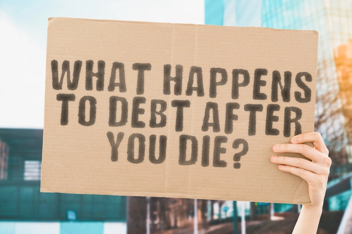 What happens if a person sued for an unpaid debt dies
