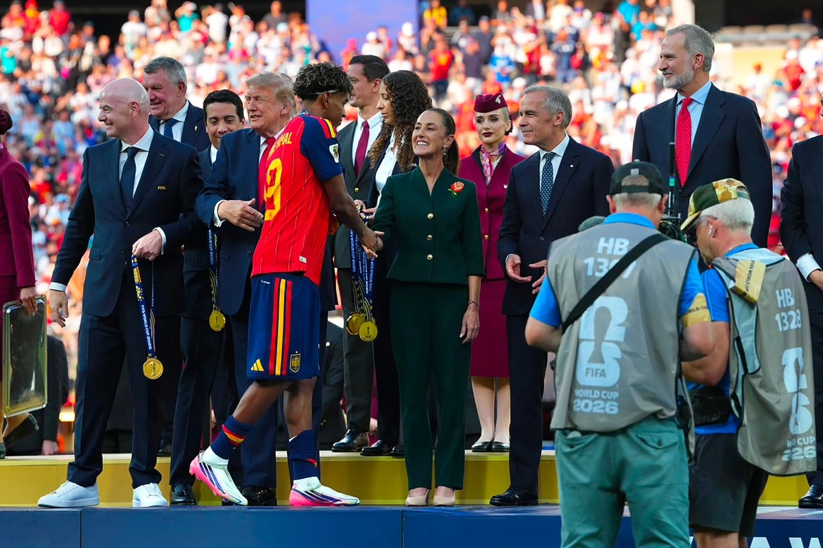 Claudia Sheinbaum congratulates Spain for winning the 2026 World Cup and Mexico for being the best host