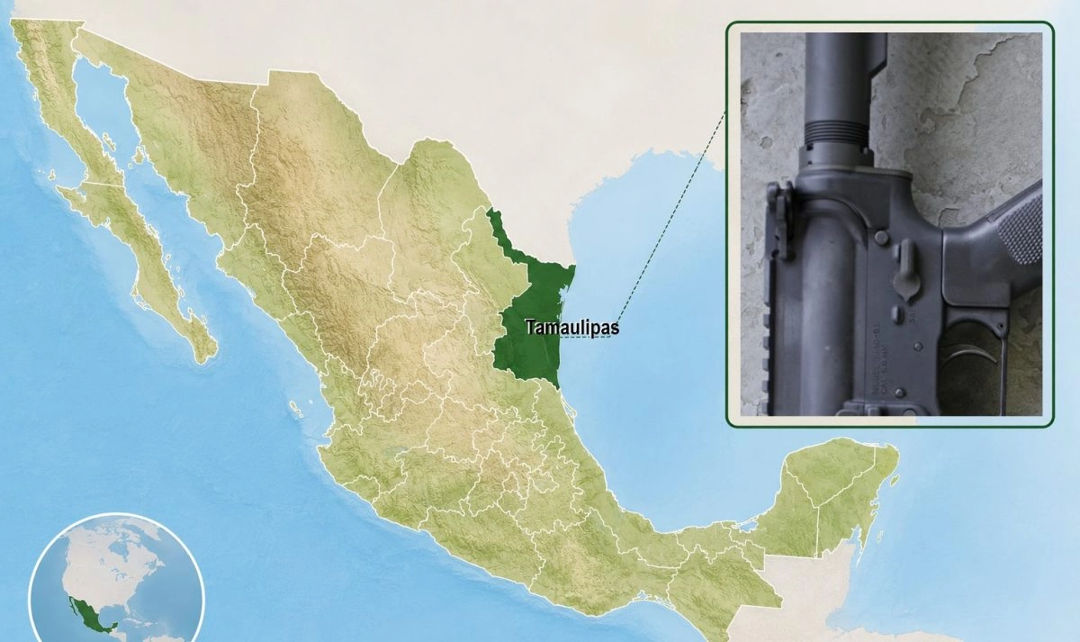Mexico seizes weapons connected to the US State Department from criminal groups in Tamaulipas