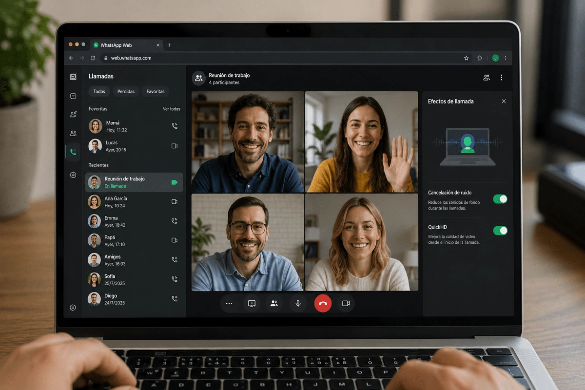 WhatsApp Web now allows you to make video calls and this is how the novelty works