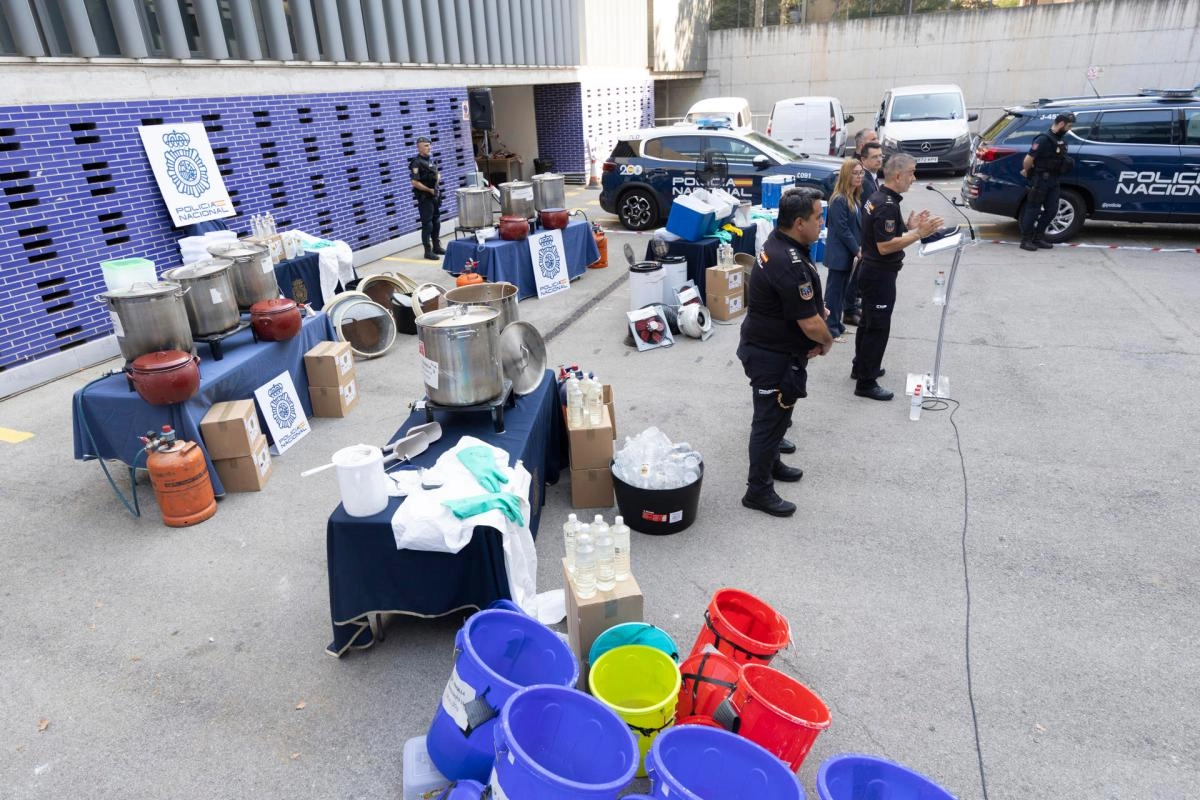 Blow to the CJNG in Europe: 2.5 tons of methamphetamine seized and 13 people arrested