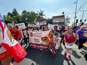 They perform a 24-hour boycott against corporations collaborating with ICE