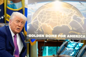 How will work 4 stages Golden dome that wants build Trump to protect a United States