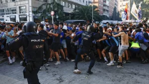 Fans of Marseille starred in incidents with the police before the match against Real Madrid
