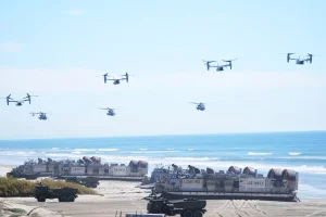 Newsom attacks Trump for Marines live-fire exercise on major highway
