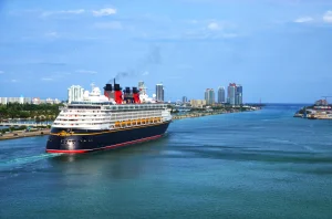 A 5-year-old girl fell from a Disney cruise ship while her mother was trying to take a photo
