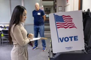 Virginia voters go to the polls to elect the first woman governor