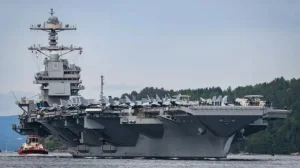 The largest warship in the world is deployed by the US in the Caribbean and Maduro raises military alert in Venezuela