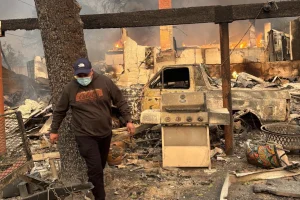 There is concern about air quality in areas affected by the 2025 fires