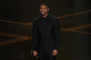 Michael B. Jordan dedicates his first Oscar to his parents in an unforgettable speech