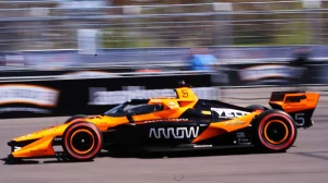 Pato O'Ward finished in fifth place at Long Beach