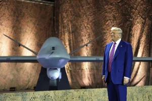 The Pentagon requests about $55 billion to bolster its military offensive with drones