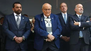 What is known about the health of former New York mayor, Rudy Giuliani, who was hospitalized