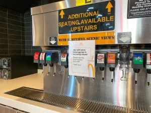 McDonald's is quietly removing self-service soft-drink vending machines