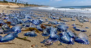 Sailing jellyfish invade California beaches: what are the risks and why they come to the coast