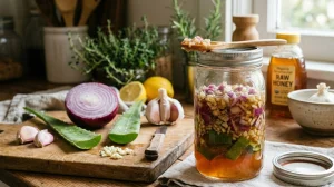 Purple onion with garlic and aloe to cure flu: Does it really work?