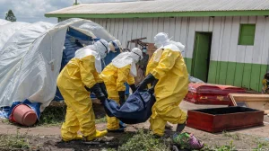 Hospitals in the Ebola epicenter in the Democratic Republic of the Congo are “full”