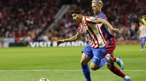 Simeone praises Obed Vargas: “He is a dedicated boy who really wants to grow”