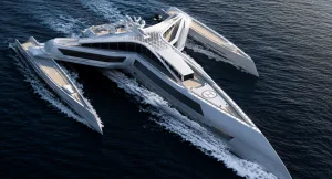 This is the futuristic megayacht inspired by Star Wars: it looks like an imperial ship