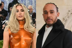 Kim Kardashian shows off her relationship with Lewis Hamilton on Instagram