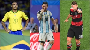 Top scorers of the World Cups: how many games Messi, Klose and Ronaldo needed