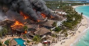Fire devastates resort in Dominican Republic: 1,700 tourists evacuated