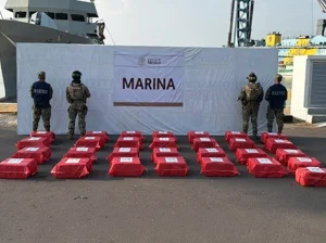 Marina in Mexico deals blow to drug traffickers; seizes cocaine valued at more than 15 million