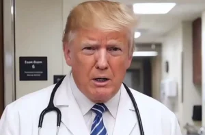 Trump releases video with AI where he “diagnoses” celebrities with Trump Derangement Syndrome