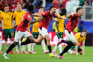 Egypt and Salah advanced to the round of 16 after eliminating Australia on penalties
