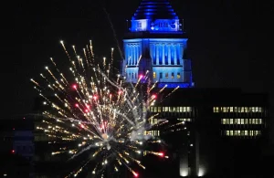 Illegal 4th of July fireworks in Los Angeles were visible from space