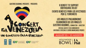 Gustavo Dudamel and the Los Angeles Philharmonic join their talent in “A Concert for Venezuela”