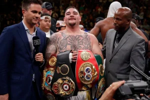 Andy Ruiz and Eddie Hearn joined forces for the Mexican's return to the ring