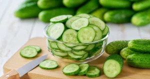 Cucumbers: fiber, hydration and calorie control