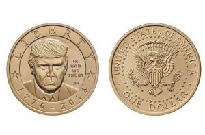 Trump will have a $1 gold coin with his face on it