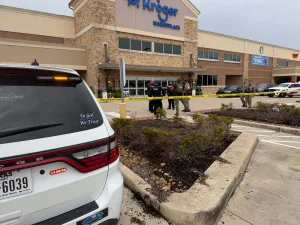 Shooting at Kroger supermarket in Texas leaves two men seriously injured