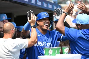 Venezuelan Salvador Pérez became the Kansas City Royals' all-time home run leader